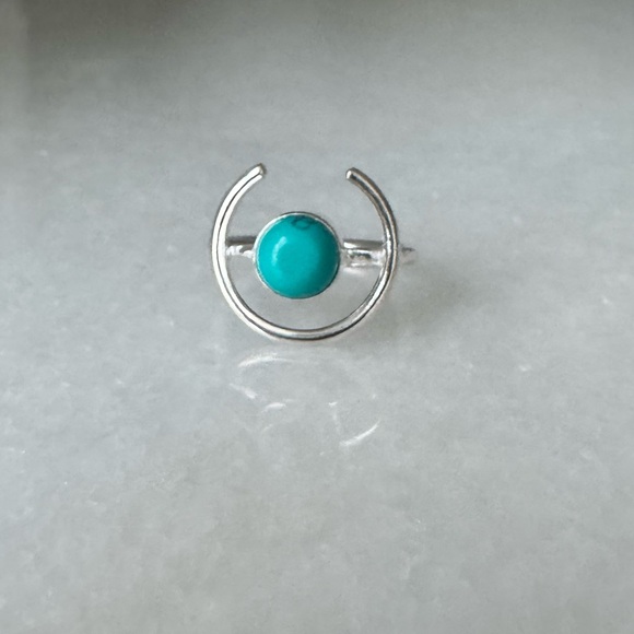 Sundance Jewelry - NWOT Sundance Cat’s Cradle Ring, Turquoise, Sterling Silver